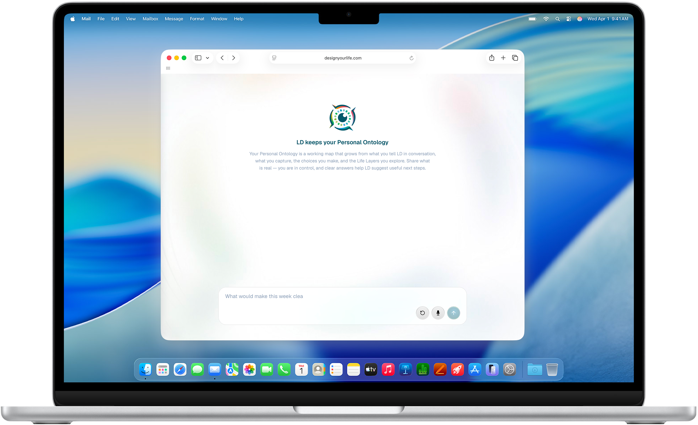 LD on a MacBook Pro — Personal Ontology conversation